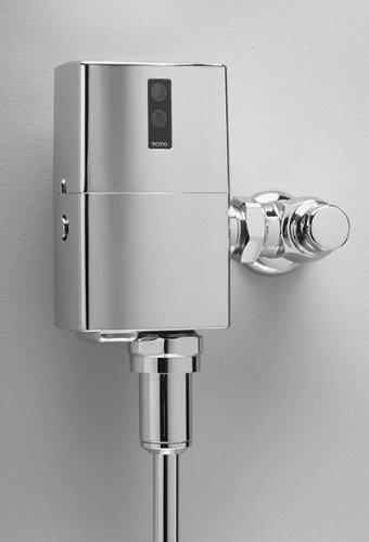 Toto TEU1UN12#CP EcoPower High Efficiency Urinal 1/8-GPF Flushometer Valve, Polished Chrome