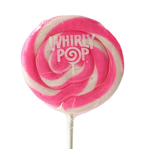 Adams & Brooks Pink & White Whirly Pop 1.5oz 24ct