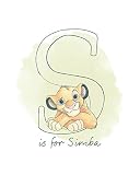 Komar WB051-40 x 50 - Decorazione da parete per cameretta dei bambini, motivo: Disney, dimensioni 40 x 50 cm (larghezza x altezza), senza cornice, 40 x 50 cm