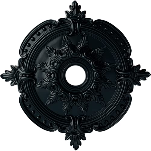 Image of Ekena Millwork Benson Classic Ceiling Medallion, Night Shade