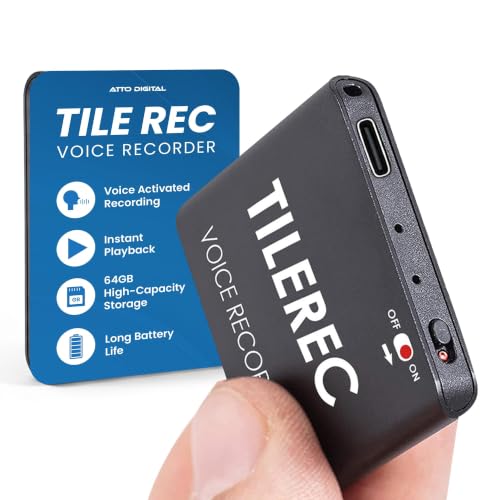 Voice Activated Recorder with Playback – 1100 Hours of Audio Recording, Slim & Portable for Meetings, Interviews & Classes, Easy Notetaker - Dark Grey