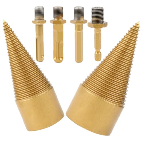 Sosoport 1set Punte Per Trapano Spaccalegna Efficienza Per Facile Installazione Antiscivolo Resistente e