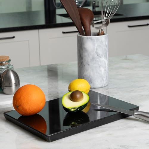 Planche à fromage en marbre noir Koville pour vos repas - 8