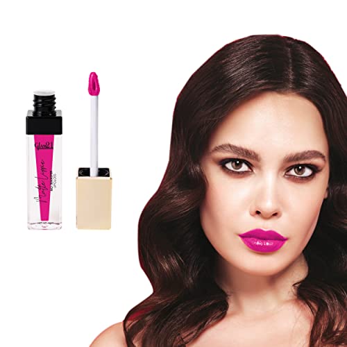 Image of Glam21 Matte Lippie No Transfer Lip Gloss | Lightweight and comfortable| Creamy Matte Formula - 4 gm | Paparika-08