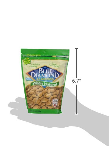 Blue Diamond Almonds Whole Natural, 16 oz.