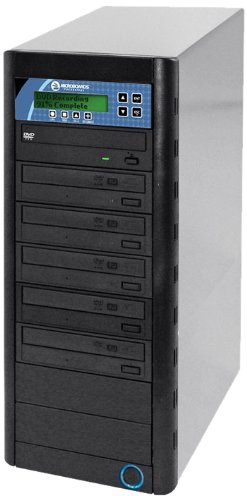 Microboards 500GB Copy Writer DVD 1 to 5 Premium Pro 5x DVDRW (24x) Stand Alone Disc Duplicator