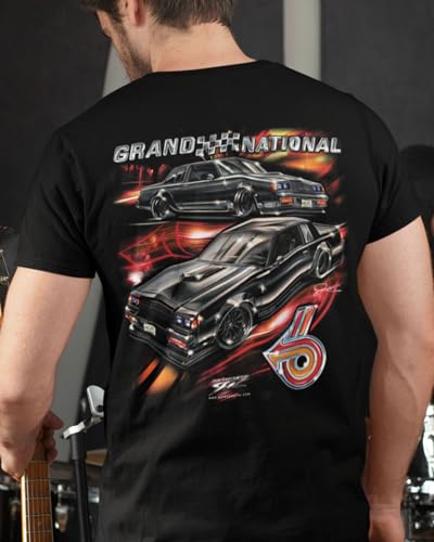 Wicked Metal Grand National Nightlife T-Shirt, 100% Cotton, Black, M-5XL2