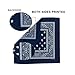 L&M LM 12Pcs Bandanas 100% Cotton Paisley Print Head Wrap Scarf Wristband (Multi Color)