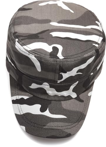 Image of Unisex Basic Cadet Army Caps Everyday Military Style Hat