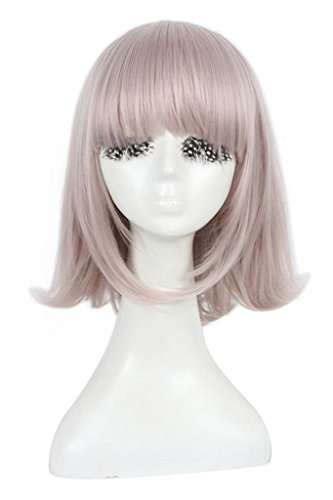 Super Danganronpa 2 Chiaki Nanami Straight Party Hair Short Cosplay Wig Zy58