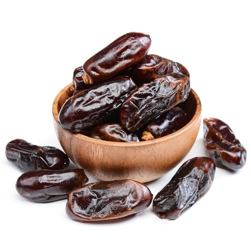 Premium Black Dates, Organic & Unsweetened, Gluten - Free, Vegan, Good Fiber Source, Low Glycemic, Perfect Natural Snack for All Ages