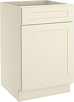 Vista 17 de LOVMOR Armarios de base de cocina, armario de almacenamiento aparador, gabinete de entrada con 1 cajón y estante ajustable, 24 pulgadas de ancho x