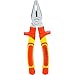 8 lnch Insulated Handle Combination Pliers R'deer VDE 1000v Cr-VIndustrial Level Electrician Side Cutting Wire Pliers Tool