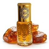Craft & Care Musk Bernstein Arabisches Parfüm, konzentriertes Parfümöl, Flasche 3 ml (Taschenformat), warmer orientalischer Bernstein mit süßen und würzigen Noten, Unisex, alkoholfrei (2, Bernstein)