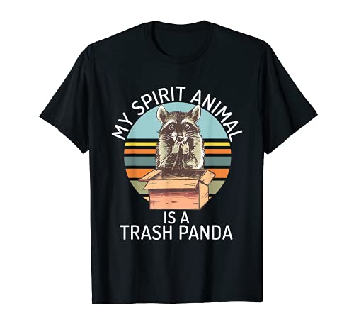 My Spirit Animal Is A Basura Panda - Mapache Camiseta