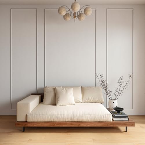 Pangda Peel and Stick Wall Molding Kit, 3D Premade Accent Molding Wainscoting Panel for Interior Wall Moulding Decor, Ready to Assemble Wainscoting Accent Panel(3 Set,24x96 in+48x96 in+ 24x96 in)