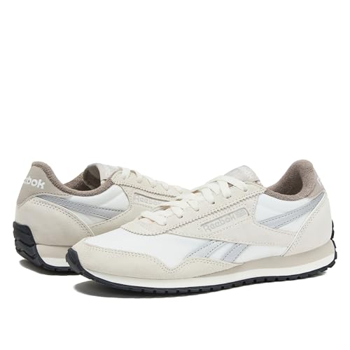 Reebok Women's Classic AZ Legacy Sneakers for Women, Casual Athletic Womens Shoes, Chalk/Chalk/Grey, Women's Size 8.5