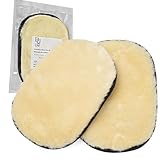 洗車 スポンジ ムートンカーウォッシュグローブ 洗車 ミット カーウォッシュグローブセット 洗車グローブ 泡立ちやすい 傷防止 手袋 洗車グッズ ふわふわムートンファイバー 柔らかく 手洗い洗車 (2個セット)