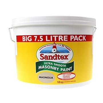 Sandtex Ultra Smooth Masonry Paint 7.5L Magnolia