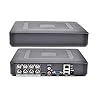 Quanmin Mini HD 8CH Hybrid H.264 1080N 5 in 1 Analog DVR NVR AHD TVI CVI HDMI CCTV Camera Digital Video Recorder for CCTV Cameras Home Surveillance Security System