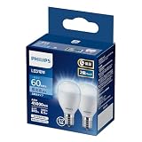 Philips(フィリップス) LED電球 E17口金 60W相当 昼光色 広配光 2個パック LDA7D-G-E17/E/K/2P-A