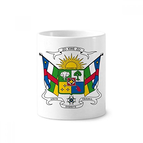 Coupe en céramique fine d'Afrique centrale 350ml au fini blanc brillant de haute qualité