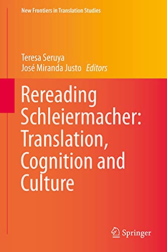 Buy Rereading Schleiermacher: Translation, Cognition and Culture — BookShops.in