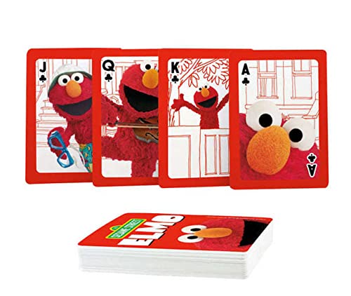 Cartas de juego Elmo Sesame Street tamaño póker miniatura 2