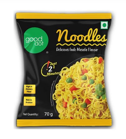 Noodles Made with Grains and Spices, 70g Per Pack (Pack of 4) (B08MWTS9J9) Amazon Price History, Amazon Price Tracker