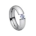 Heideman Ring Damen Intensio aus Edelstahl Silber farbend poliert Damenring für Frauen mit Stein Zirkonia lila im Brillant Schliff 4mm
