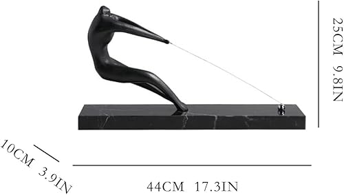 Escultura china de feng shui, estilo simple y moderno, creativo, metal, cuerda de tirar, adornos personales, oficina, hotel, sala de estar, porche,