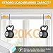 Homedemo No Drill No Tools Blackout Cellular Shades Cordless, Honeycomb Blinds for Window, Easy Install No Screws Thermal Insulated Noise Reduction Cellular Blinds for Home (White, 34