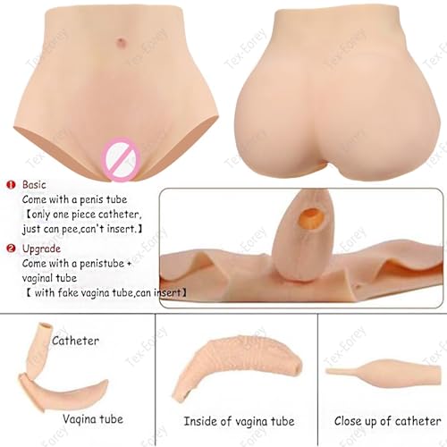 Ropa interior de piel de simulación con potenciador de glúteos discreto 5