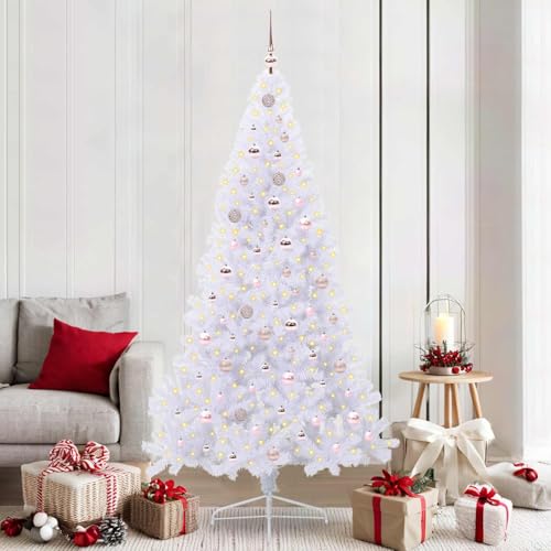 Árbol de Navidad Artificial de 210 cm de PVC decorativo con luces LED integradas 2