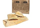 Bridgford BBQ Pork Wrap MRE - Camping or Hiking Snack Survival Food Ready to Eat Meals - 3 Pack
