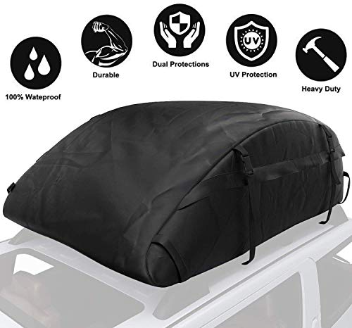 Waterproof Roof Top Cargo Bag,Thickened Car Roof Carrier- Universal Soft Rooftop Bag Luggage
