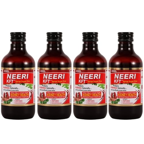 Image of AIMIL Neeri KFT Syrup Sugar Free | 200 Ml | Pack of 4