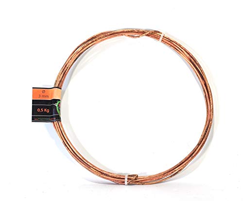 Pollice Verde Copper Wire for Bonsai mm. 3 - Hank 1 KG.