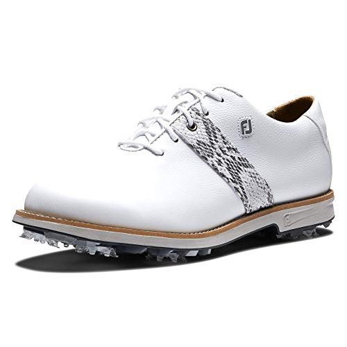 FootJoy Women s Premiere Series Golf Shoe, White Croc Print, 9