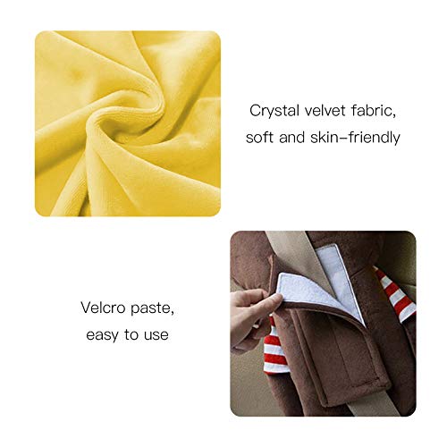 Miniatura 3 de Funda para cinturón de seguridad de coche para niños, para cinturón de seguridad de coche, cojín para cinturón de seguridad para niños, almohada de