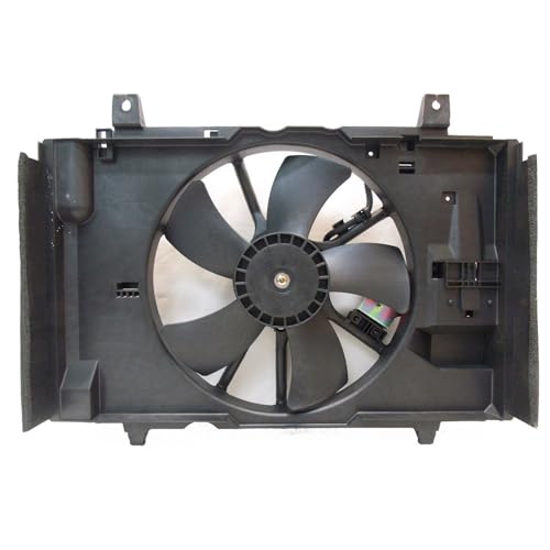 Momtlck Radiator Cooling Fan Assembly for Nissan for Versa 1.8L 2007-2012 & 1.6L 2009-2012 21481EL30A SBFNI3115135