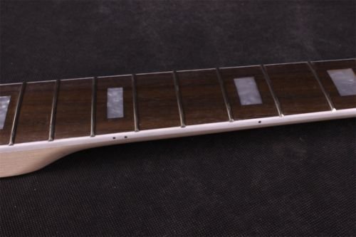 Yinfente Electric Bass Guitar Neck 20Fret 34Inch Unfinished Maple Rosewood Fretboard Block Inlay (20 Fret) #TOP3