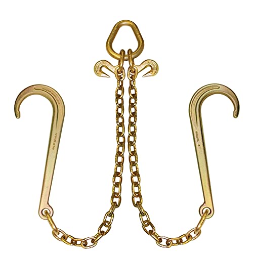 Exclusive Discount 60% Price VULCAN Johnstown Towing Chain Bridle with 15 Inch J Hooks - Grade 70 Chain - 47 Inches Long - 4,700 Pound Safe Working Load Promo 40% OFF VULCAN Johnstown Towing Chain Bridle with 15 Inch J Hooks - Grade 70 Chain - 47 Inches Long - 4,700 Pound Safe Working Load