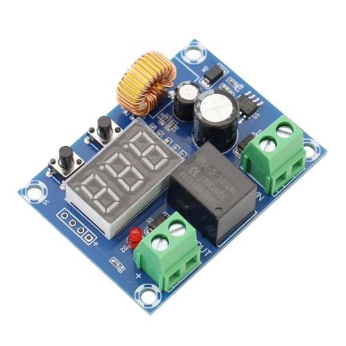 DEWOTHV XH-M609 Programmierbarer Batteriewächter DC 12V-36V, Niederspannungs-Abschaltschalter und Überentladungsschutz Modul mit Digitalem Display für Batterieschutz (Pack of 3)