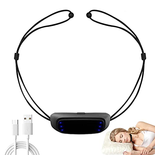 Appareils D'apnée Du Sommeil, Apnée Du Sommeil Portable,Les Dispositifs Anti-ronflement De La Sangle De Menton Anti-ronflement Vous Aident À Retrouver Un Sommeil Pur Pour Les Hommes Et Les Femmes