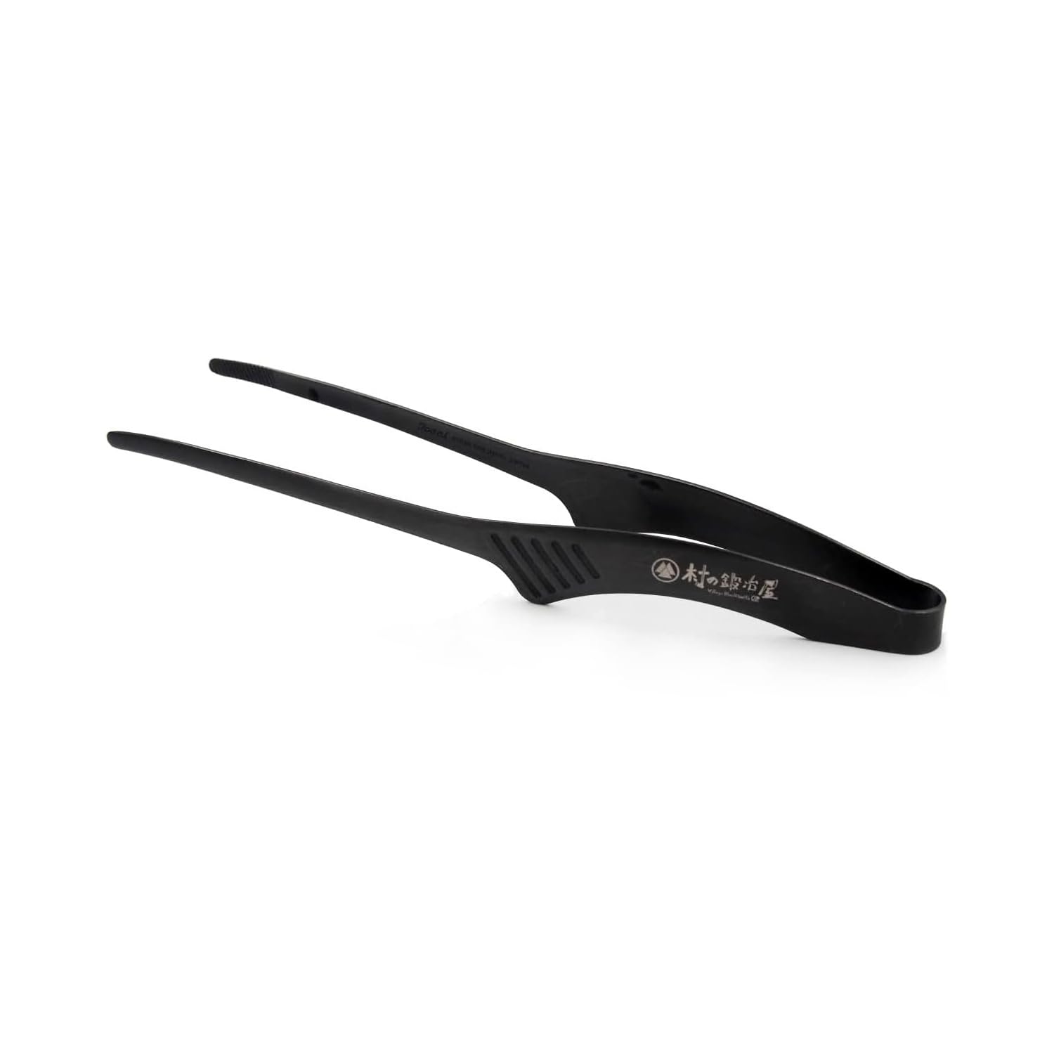 Todai x Village Blacksmith Stainless Steel Yakiniku Tongs, Black Oxidized Color, Made in Japan (Short, 7.2 inches (183 mm) : Home & Kitchen