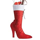 Lieferung erfolgt ohne Inhalt Edler Nikolausstiefel ROT Nikolaussocke zum Befüllen Weihnachten Deko Geschenk