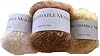 Brushed Mohair Yarn in Doll Hair Colors - 50 gram Skein (Dark Auburn) #2