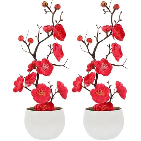 Cabilock Faux Bonsai Plants Cover