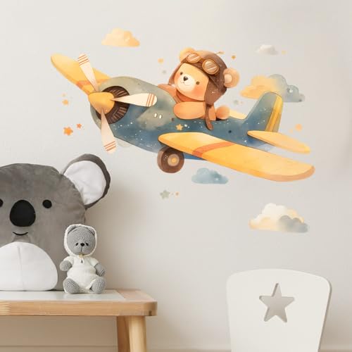 Vinilo Decorativo Osito Piloto Vinilo Adhesivo miniatura 3